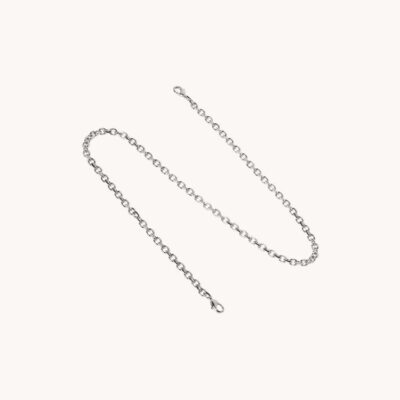 Beveled Shoulder Chain | Plated Brass