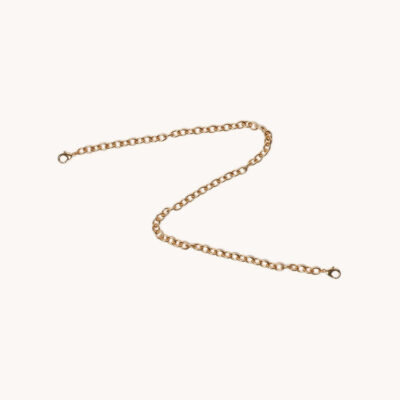 Cable Shoulder Chain | Plated Brass